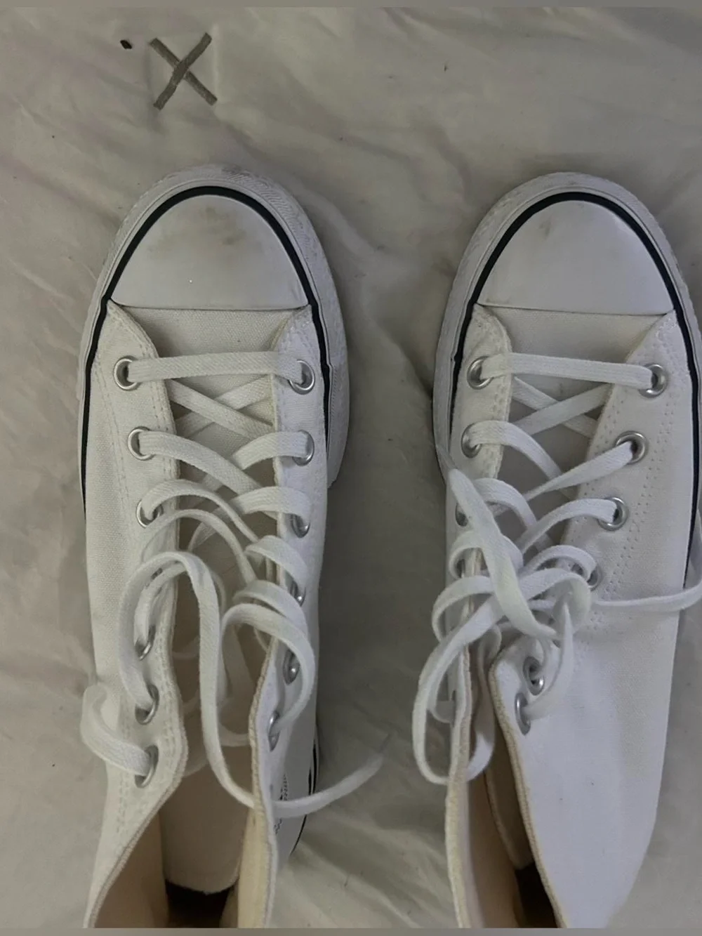 white platform converse - Picture 2 of 4